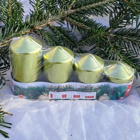 Svíčky Krab adventní schody